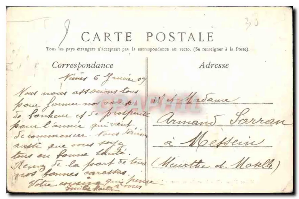 Fonte das Fontes — Nîmes — Editor: Union Universelle, G. Basset, Nîmes - Verso
