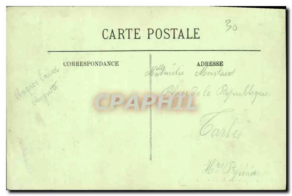 Nîmes — A Maison Carrée — LL. n°41 - Verso