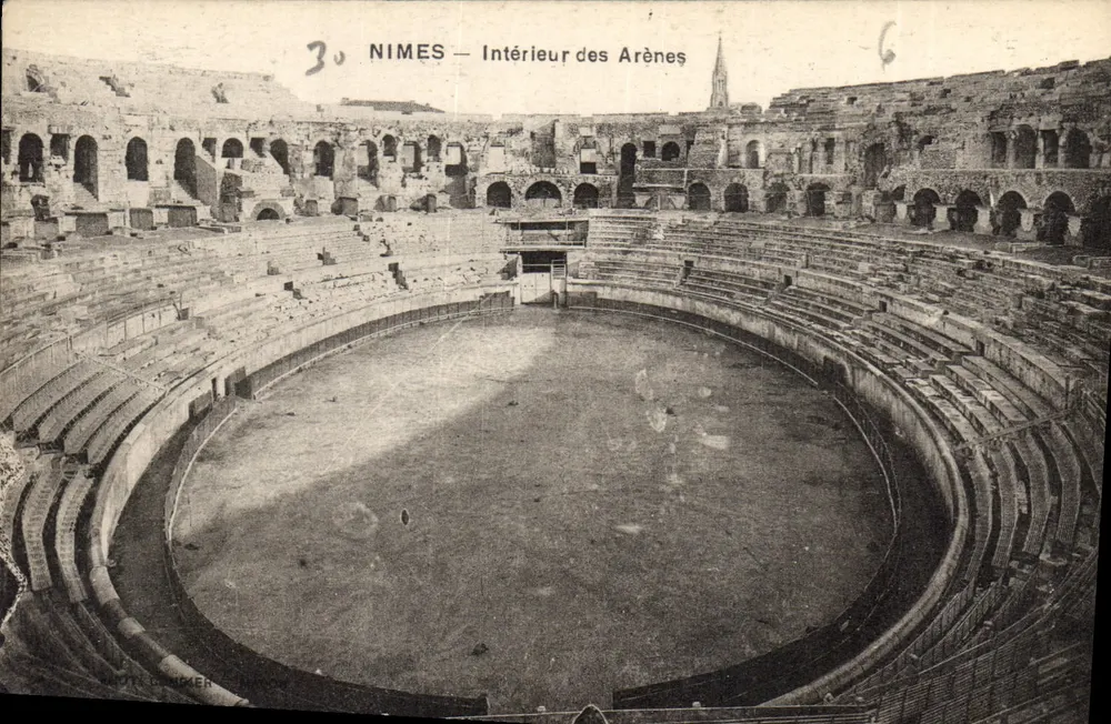 Nîmes — Wnętrze Areny — Photolconnier, n°30 - Awers