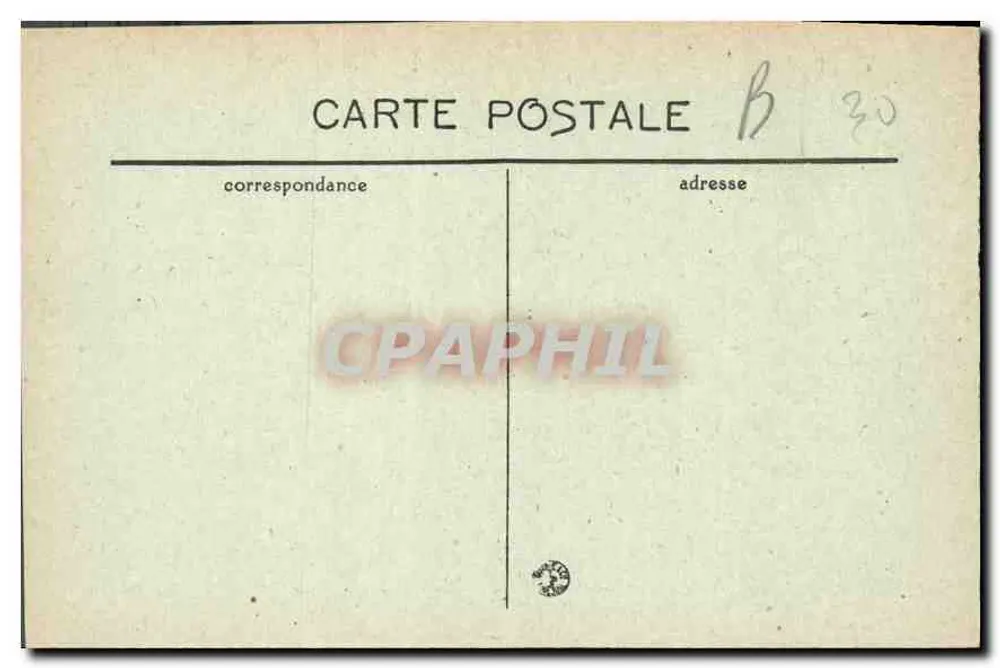 Nîmes — Die Maison Carrée und das Theater — A.R. - Rückseite