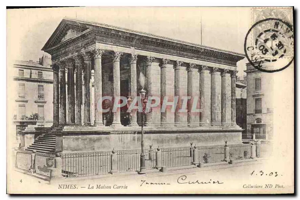 NIMES — La Maison Carrée — Joann Curvior - Frente