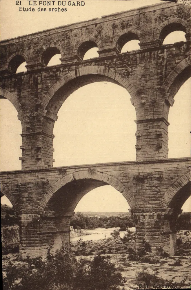 Il Ponte di Garda — Studio delle archi — Editore: G. Labourey - Recto