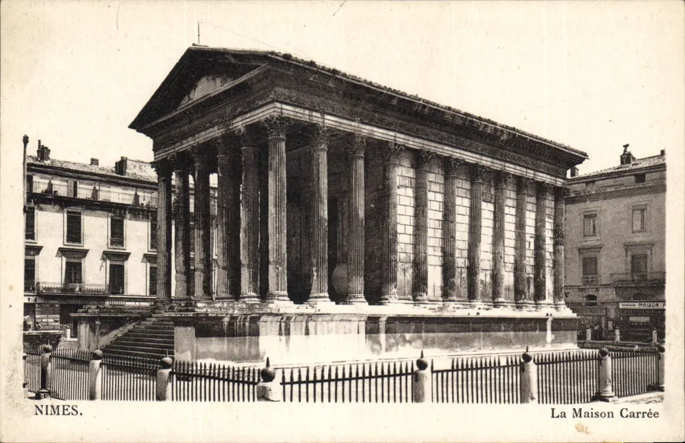 Nîmes. A Maison Carrée — editor C.A.P. Paris - Frente