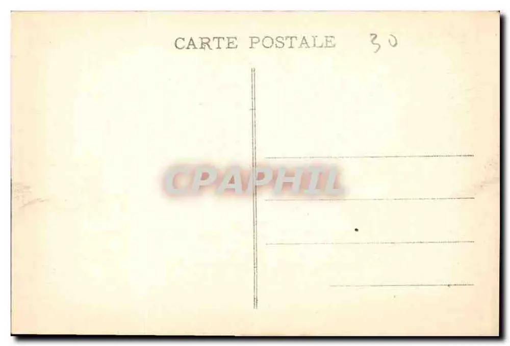 Nîmes - Vista geral — cliché da Compagnie Aérienne Française - Verso