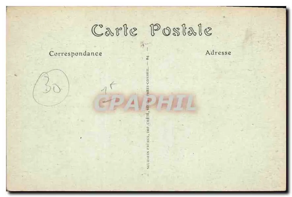 Nîmes — A Fonte — J. Houa, n° 283 - Verso