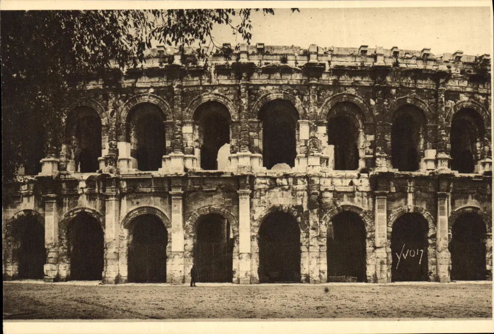 Die Arenen — Nîmes (Gard) — Éditions d'Art YVON - Vorderseite