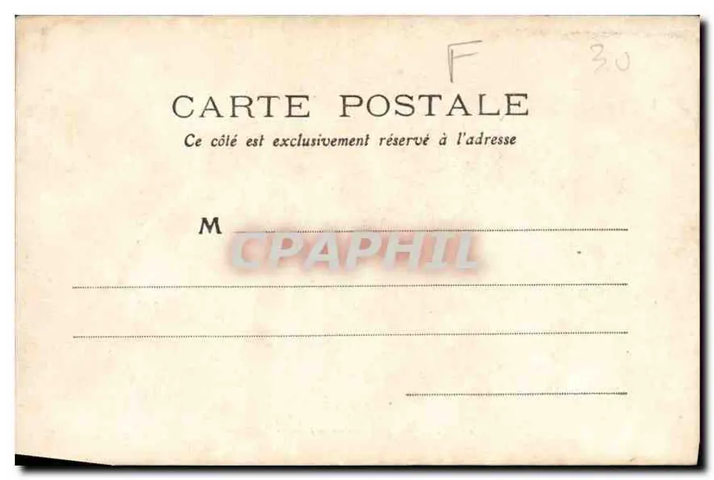 Nîmes — Jardin de la Fontaine, Römische Bäder — J.B.E.N.P. n° 564 - Rückseite