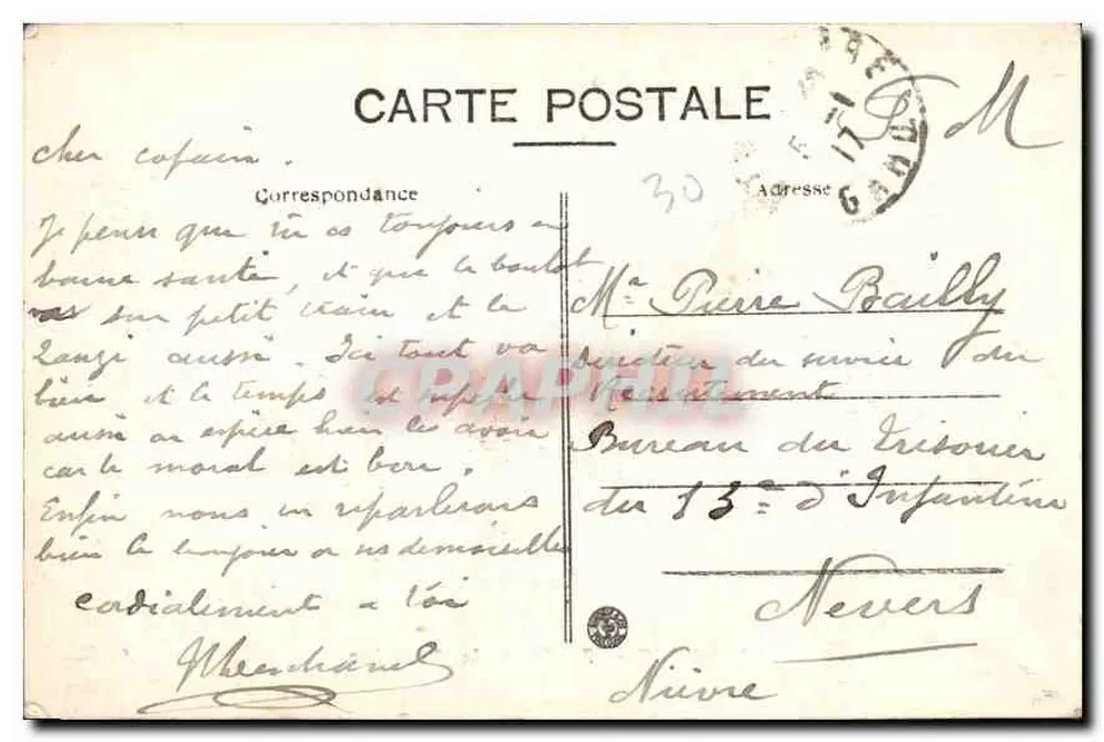 Nîmes — Jardin de la Fontaine — A.R. n°5 - Rückseite