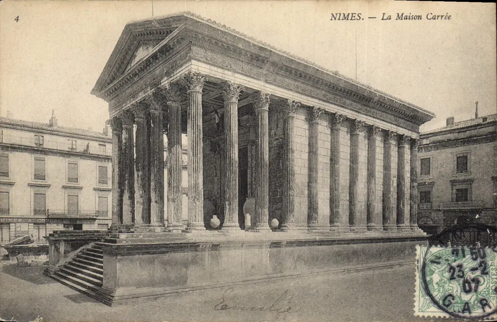 NIMES — A Maison Carrée — Editora não identificada, n° de série 4 - Frente