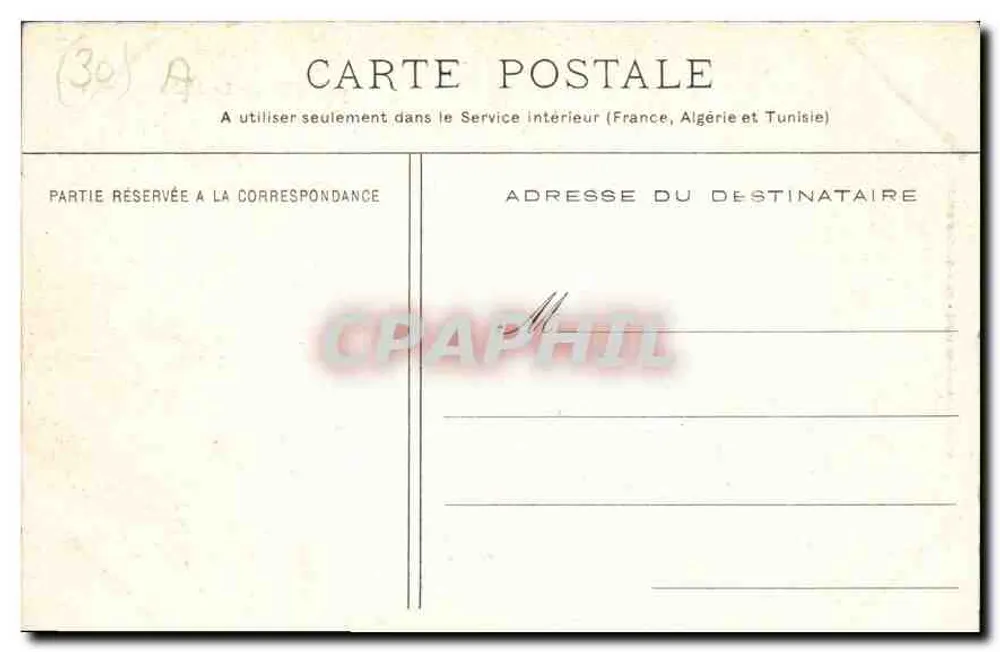 Nîmes - A Maison Carrée — Éditions V. Velle, série 2 - Verso