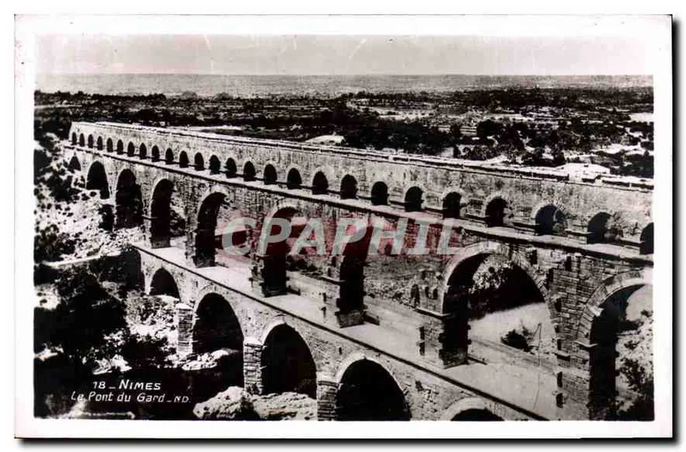 O Pont du Gard — Nîmes — P. AL. FOTO - STRASBOURG - PARIS - Frente