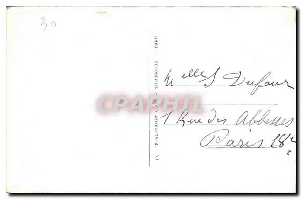 O Pont du Gard — Nîmes — P. AL. FOTO - STRASBOURG - PARIS - Verso