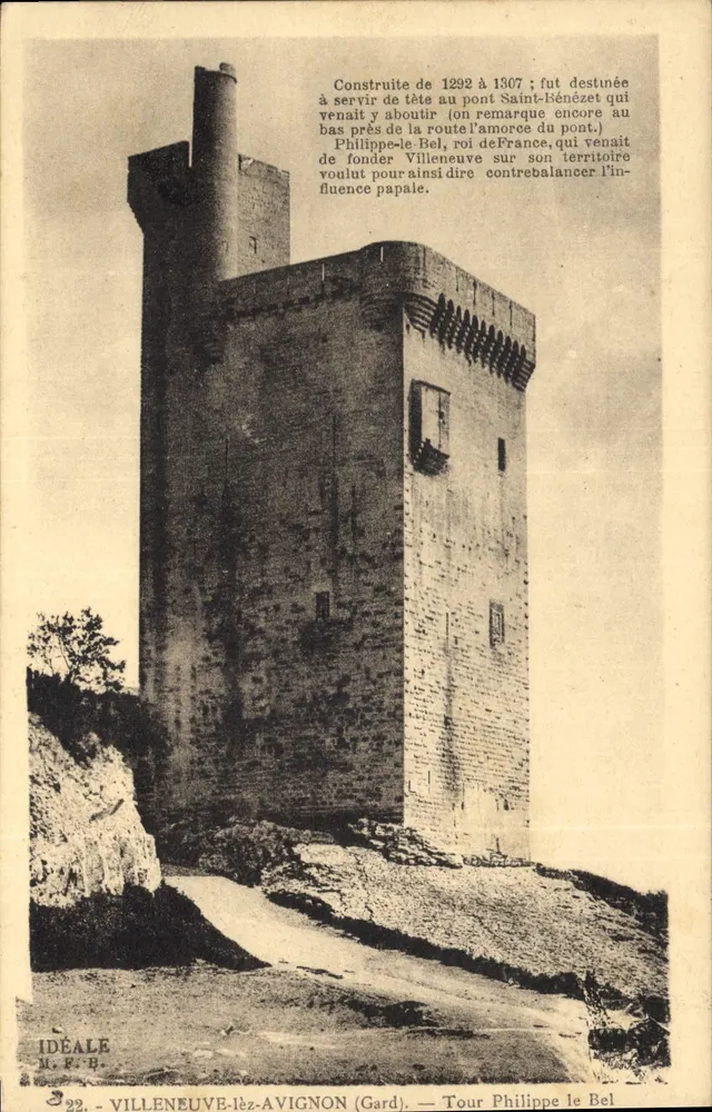 Villeneuve-lès-Avignon (Gard) — Tour Philippe le Bel — Édition Idéale - Vorderseite