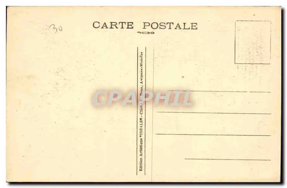 Villeneuve-lès-Avignon (Gard) — Tour Philippe le Bel — Édition Idéale - Rückseite