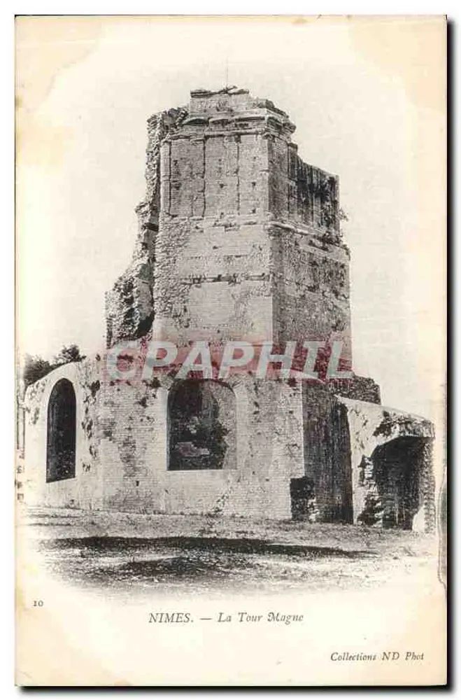 Nîmes — A Torre Magne — Coleções ND Phot - Frente
