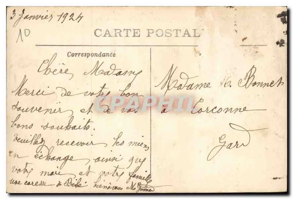 Nîmes — Jardin de la Fontaine — Allgemeine Ansicht — A. R. - Rückseite