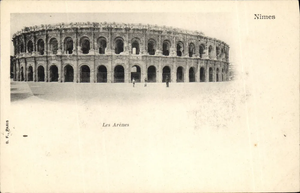 Nîmes — Les Arènes — B. F. PARIS - Frente