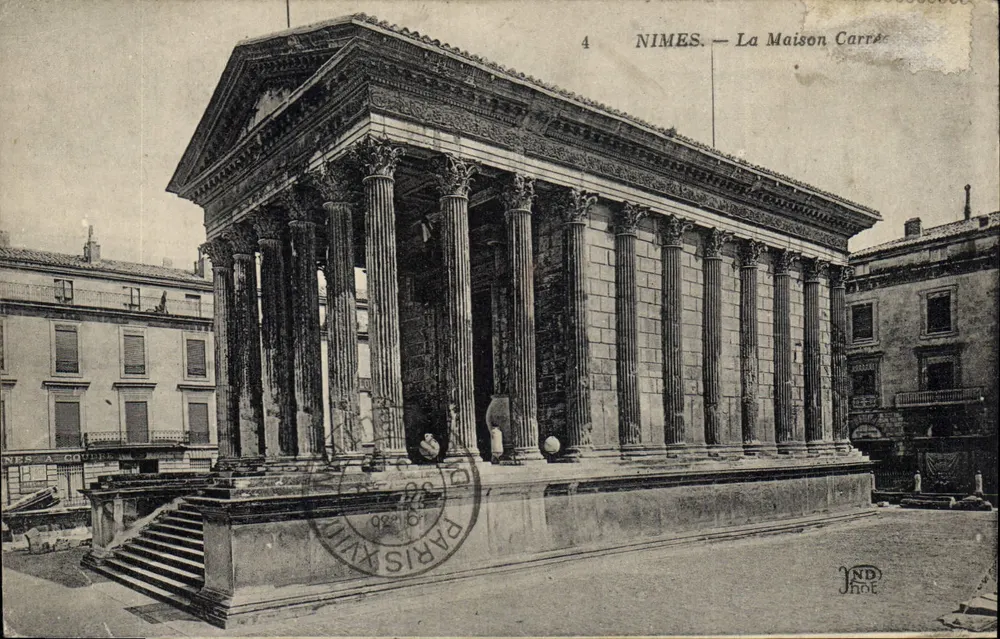 Nîmes — A Maison Carrée — Paris, 1898 - Frente