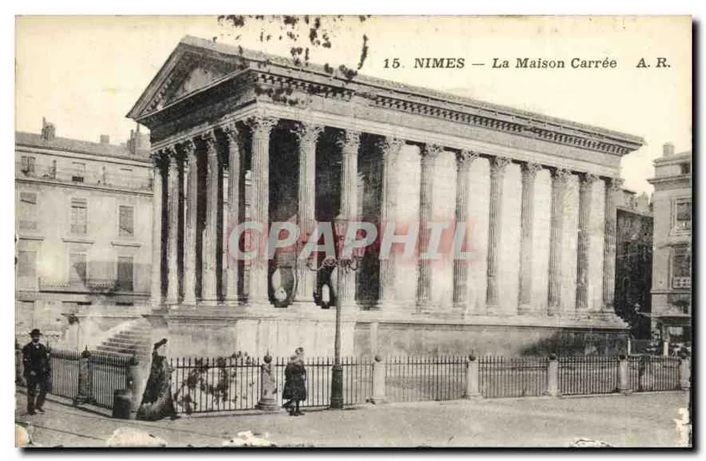 Nîmes — A Maison Carrée — A.R. n°15 - Frente