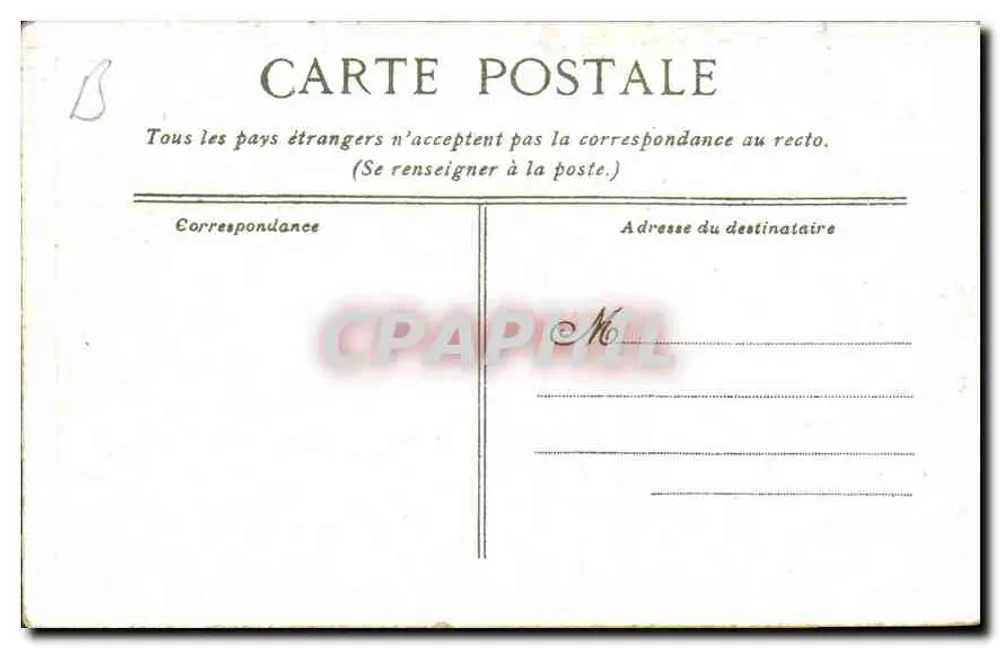Chenitilly — A escada do Castelo — editor não visível, n° de série 12 - Verso