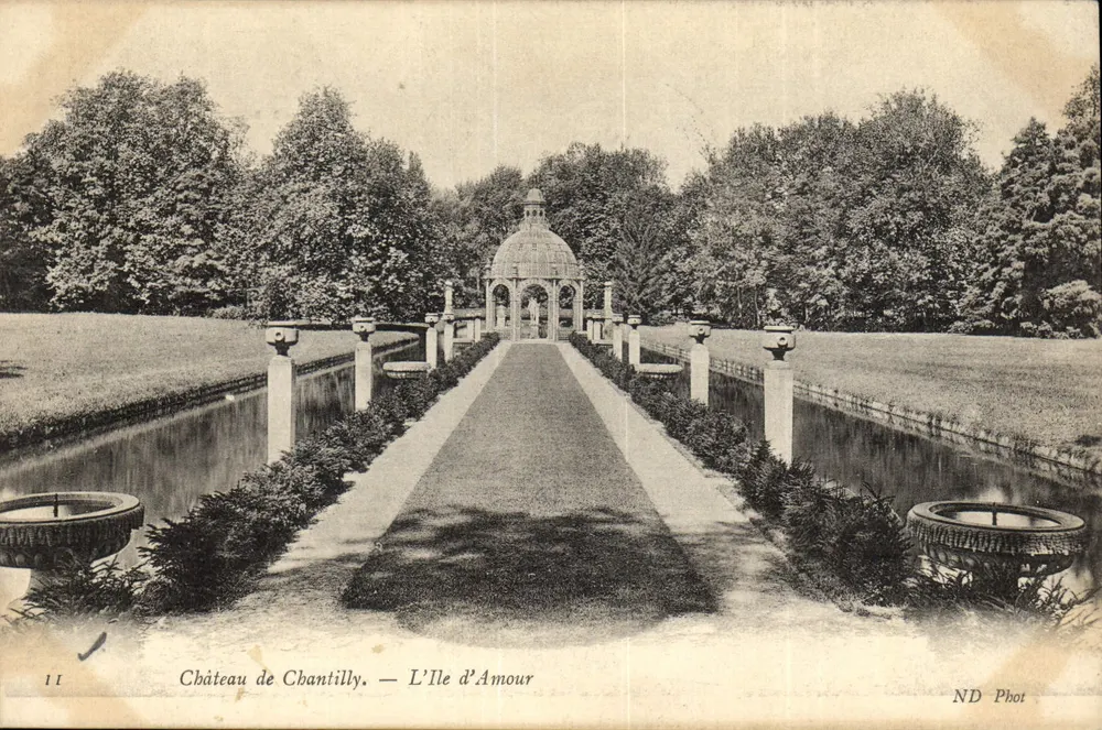 Château de Chantilly — De Eiland van de Liefde — ND Phot - Voorkant