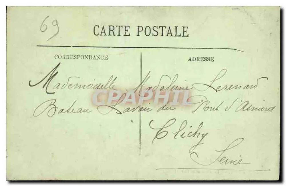 LYON — O Monumento Carnot — editor anônimo, n° 38 - Verso