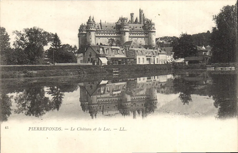 Pierrefonds — O Castelo e o Lago — LL. n°41 - Frente