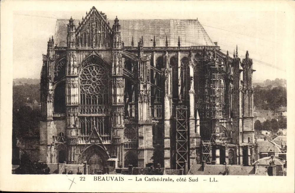 Beauvais — A Catedral, lado Sul — L.L. - Frente