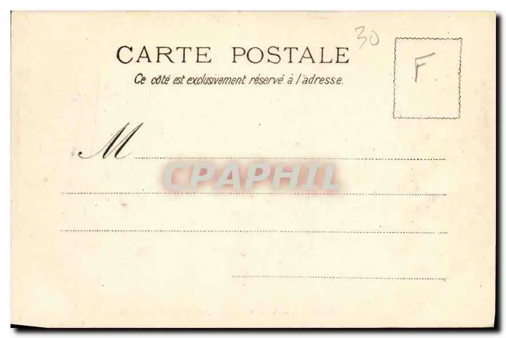 Nîmes - Übersicht des Jardins de la Fontaine — P. Chalon-Noyes, Nr. 123 - Rückseite