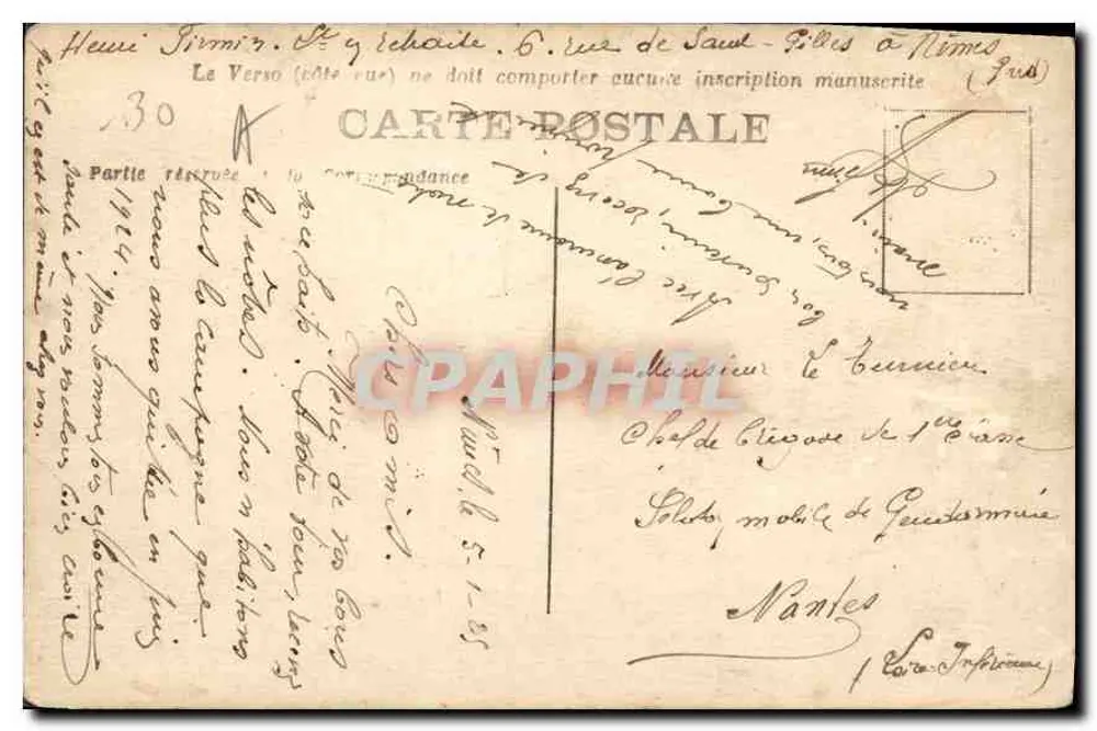 Nîmes - A Torre Magna — A.R. n°102 - Verso