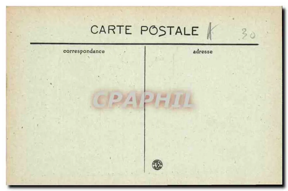 Nîmes — Die Arenen, äußere Ansicht, westlicher Teil — A. R. - Rückseite