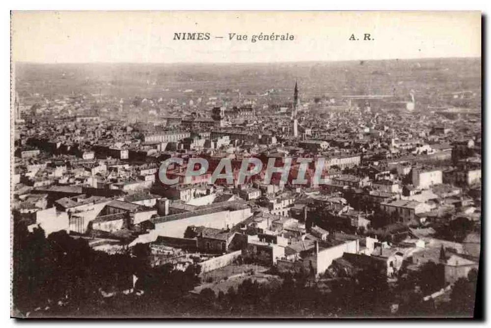 Nîmes — Vista geral — A.R. - Frente