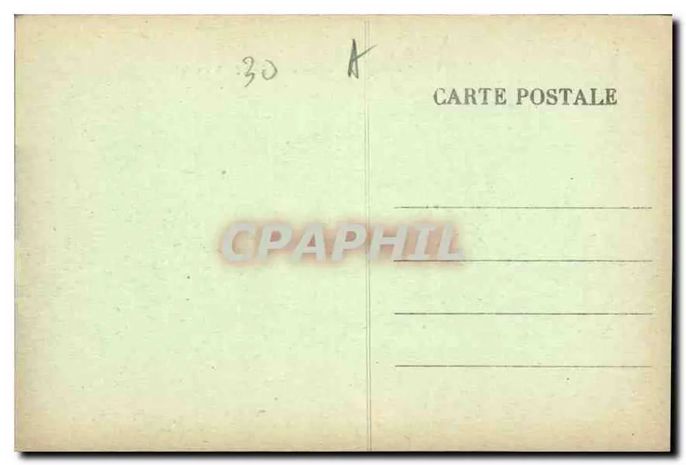 Nîmes — Jardin de la Fontaine, der große Mauer — Verlag: Éditeur des Arcines, Nr. 15 - Rückseite