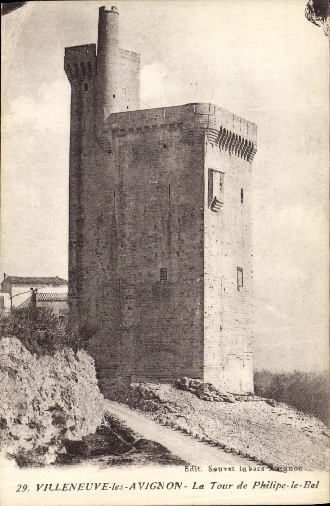 Villeneuve-lès-Avignon — La Tour de Philippe-le-Bel — Edit. Souvet tabacs Avignon - Vorderseite