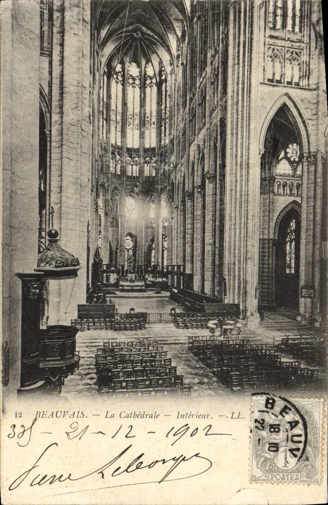 Beauvais — A Catedral — Interior — LL. — N°12 - Frente