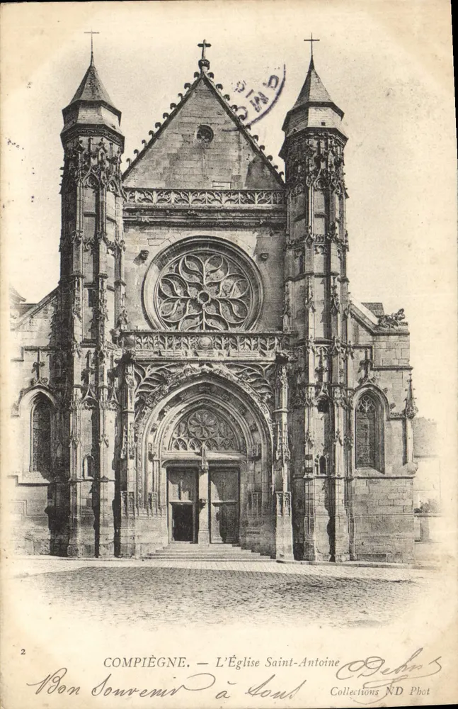 Compiègne — A Igreja de São Antônio — Coleções ND Phot - Frente