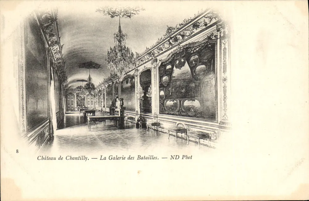 Schloss Chantilly — La Galerie des Batailles — ND Pbot - Vorderseite