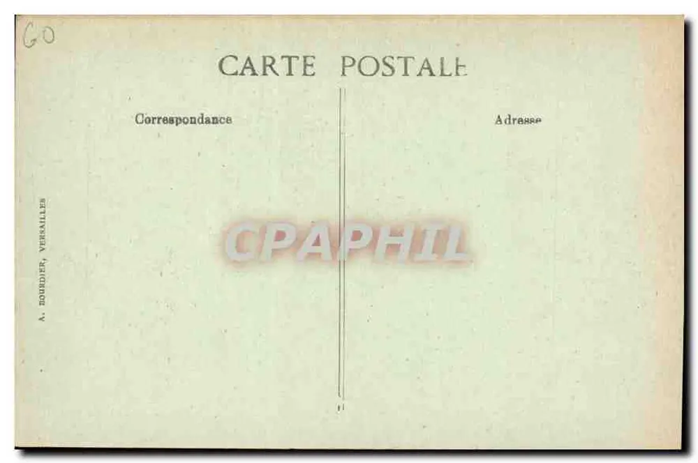 Castelo de Chantilly — Quarto de M. O Príncipe - Verso