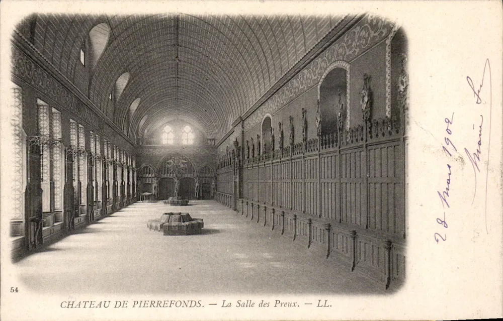 Schloss Pierrefonds — Saal der Ritter — LL. n°54 - Vorderseite