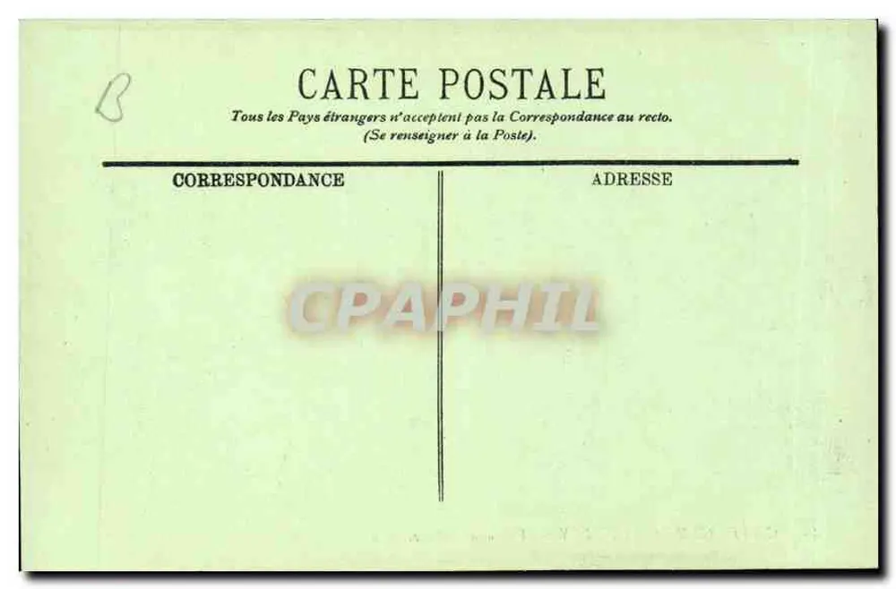 Castelo de Chantilly — Vista no Parque — LL. — n°46 - Verso