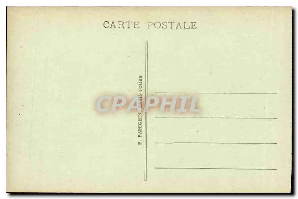 Castelo de CHANTILLY - A Maison de Sylvie - A. P. - Verso