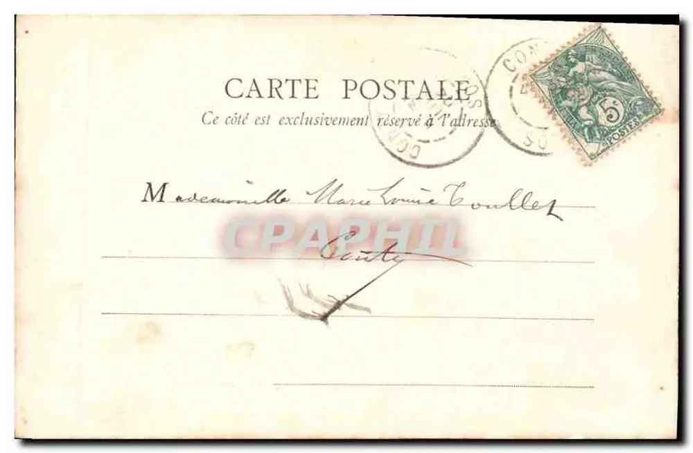 Castelo de Chantilly — Vista do Parque — B.F. Paris - Verso