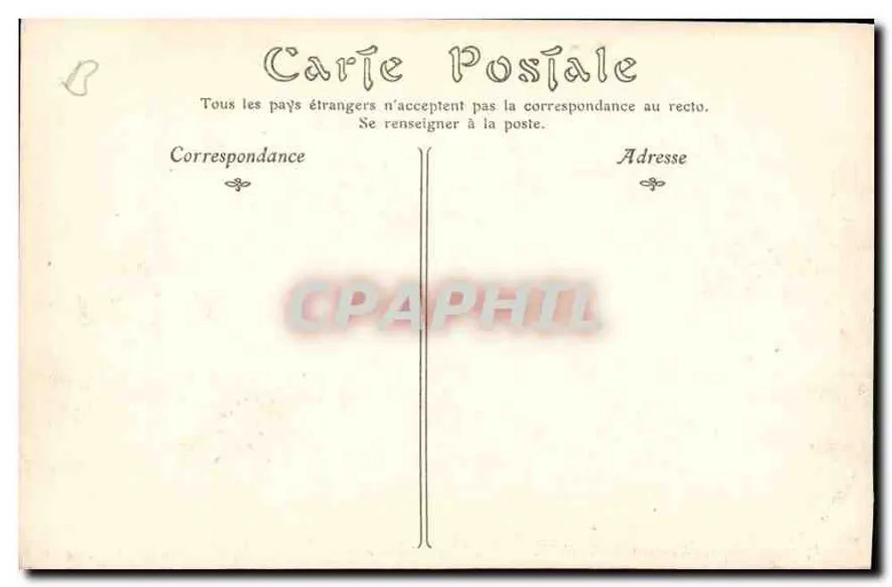 Castelo de CHANTILLY — Fachaça setentrional — ND-Plouz, n°87 - Verso