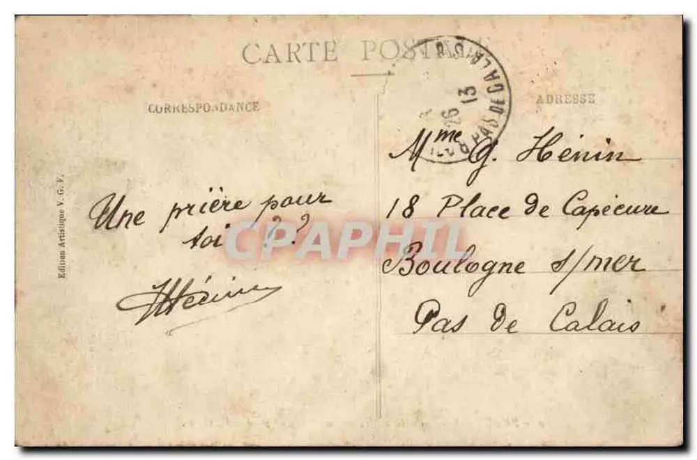 Beauvais - Die Kathedrale, Ansicht von Saint-Etienne - V. G. F. - Rückseite