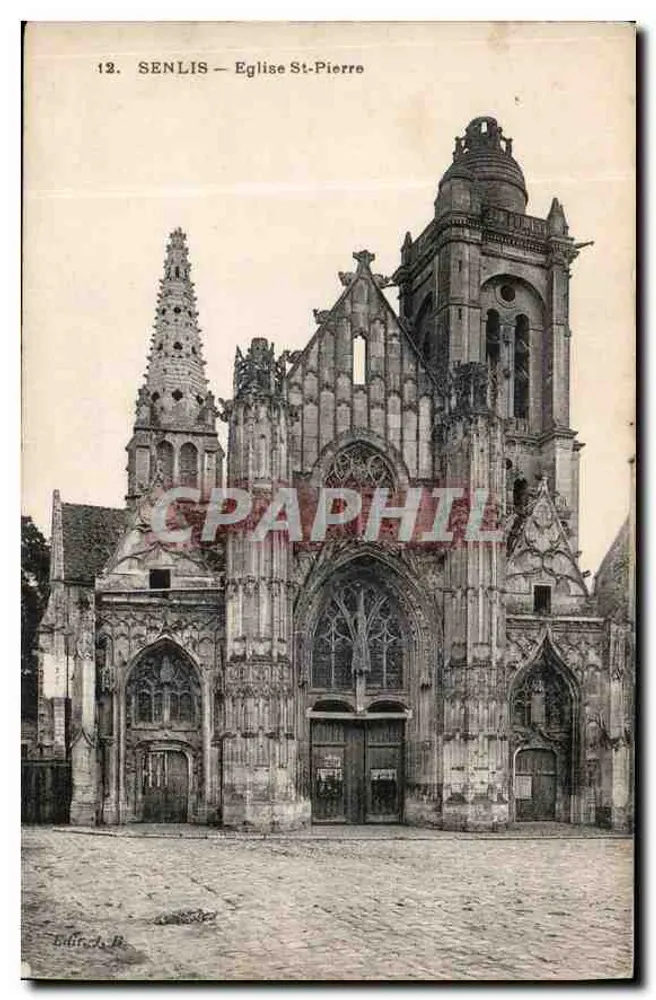 Senlis — Katedra św. Piotra — wydawca Ch. B. - Awers