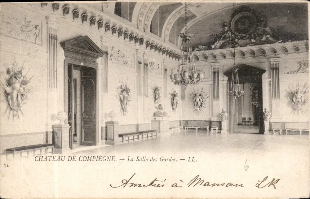 Castello di Compiègne — Sala delle Guardie — LL. — N° 14 - Recto