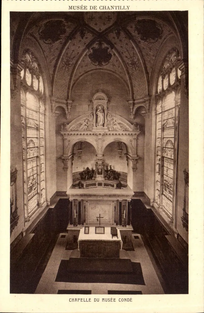 Capela do museu Condé — Museu de Chantilly — Braun & Cie, Paris - Frente