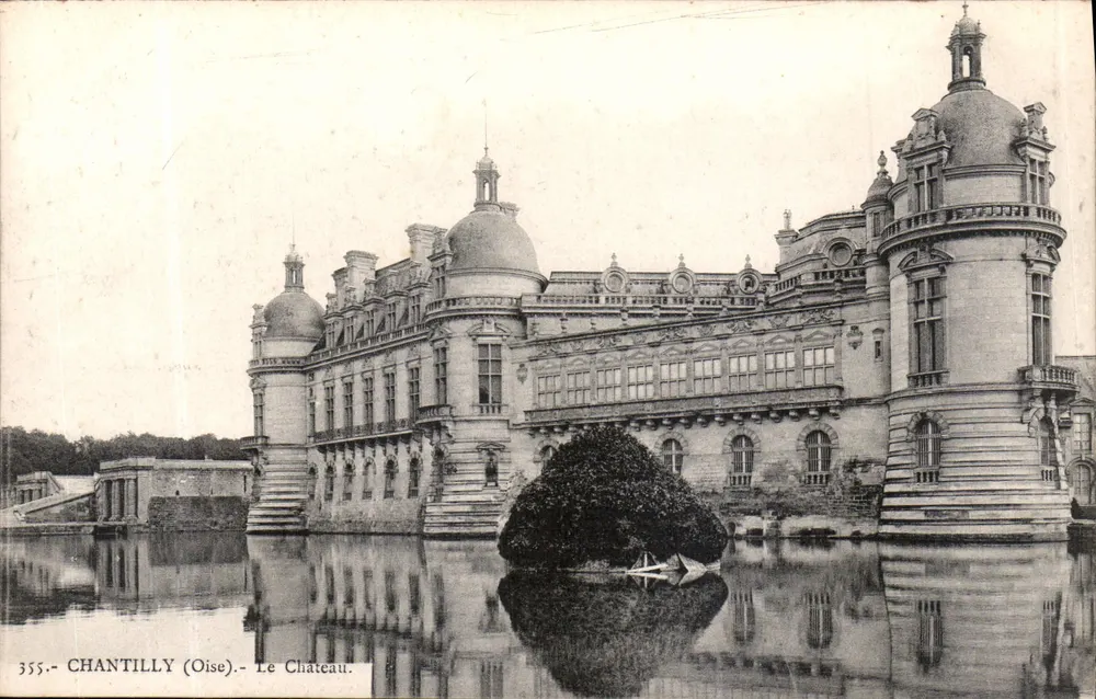 Chantilly (Oise) - O Castelo — editor não identificado, n° de série 355 - Frente