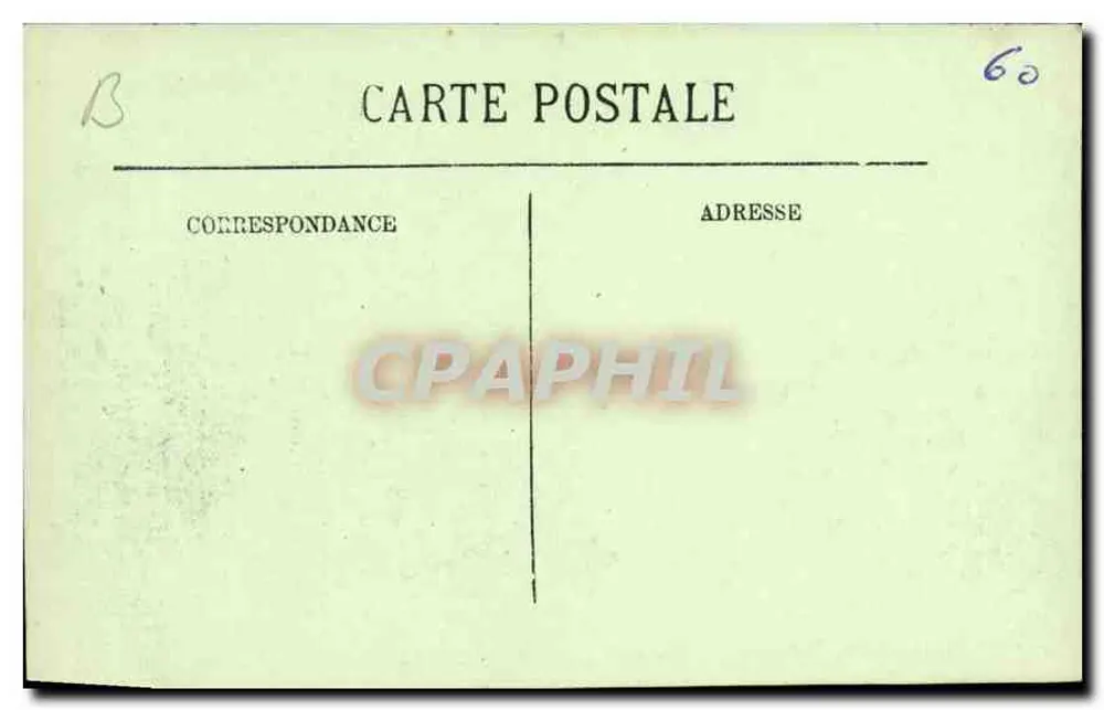 Chantilly — Allgemeiner Blick vom Route des Lions aus — LL - Rückseite