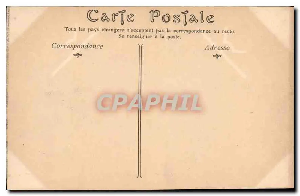 Château de Chantilly — Die Kammer des Prinzen von Condé — N.D. Pha - Rückseite